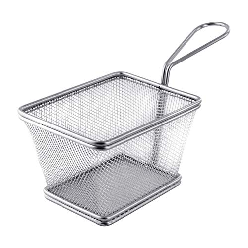 Mini Fried Basket Serving Chicken And French Frying Baskets,Stainless Steel