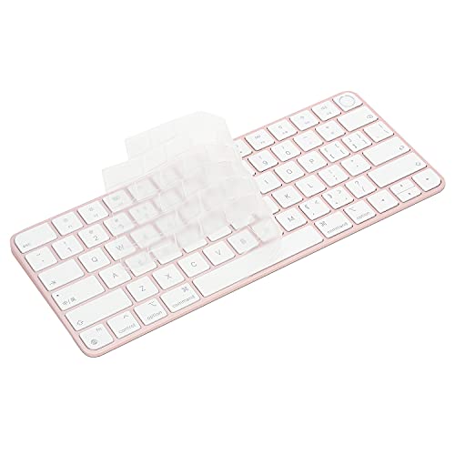 Keyboard Cover for New M4 iMac Magic Keyboard (Model A3118/A2449, Touch ID Version, w/o Numeric Key) - Ultra Thin, Protective and Clear Keyboard Cover Protector Skin by Digi-Tatoo - Used condition - Image 3