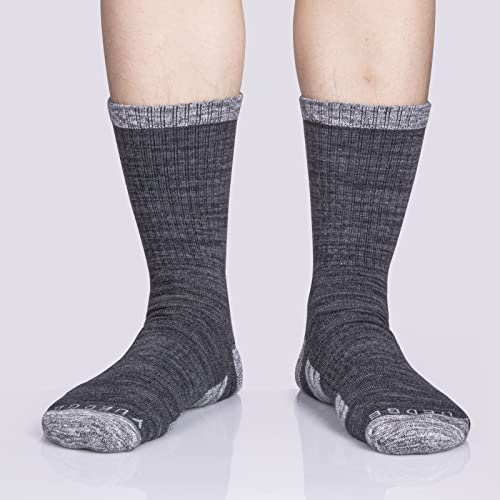 Mens Socks Sweat Wicking Anti Smell Cushioned Cotton Hiking Casual Everyday Work Casual Athletic Crew Socks For Men2