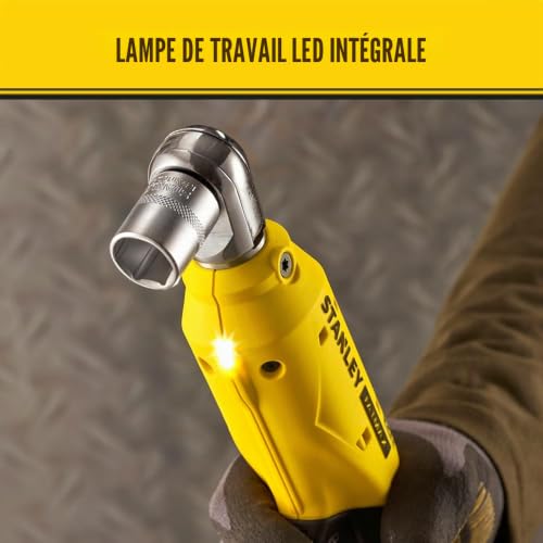 Clé à chocs à cliquet sans fil Stanley V20 18V 300 trmin 47Nm Compacte LED intégrée Enclume 38” - vue 9
