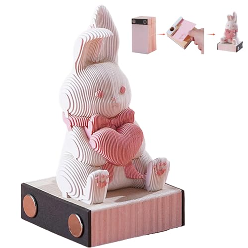 Bloc-notes 3D décoratif, cadeau idéal pour bureau pour collègue