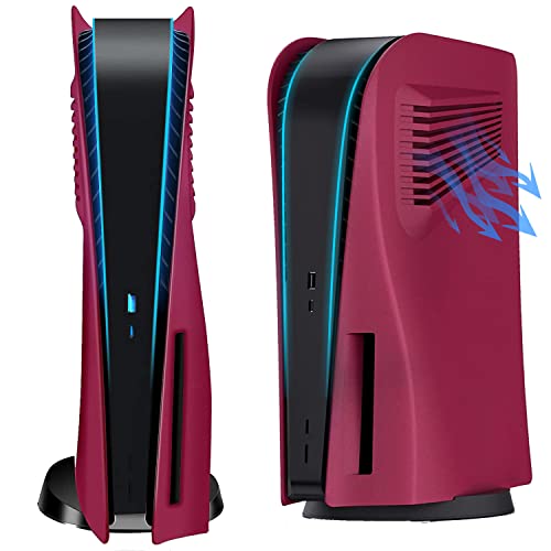Cosmic Red PS5 plaque frontale idéale pour sublimer votre setup gaming