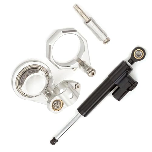 �o�C�N�A�N�Z�T���[ �ɓK������X�Y�L GSXR 750 2006-2010 2009 2008 2007 �X�e�A�����O�_���p�[ �I�[�g�o�C����_���p�[�u���P�b�g���t���L�b�g(Silver)