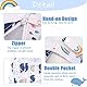 HBSFBH Wetbag Kindergarten, 3 Stück Wetbag Stoffwindeln, Nassbeutel, Wetbag, Windeltasche, Nasstasche, Nasstaschen Wiederverwendbare, Stoffwindeln Nasstaschen, für Schwimmen, Camping, Reisen, Fitness