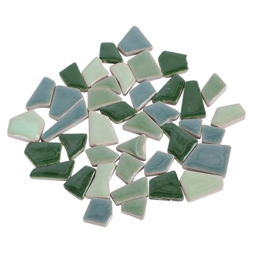 LOORGVEL Azulejos Irregulares de Cerámica Vidriada para Manualidades DIY Piedras Decorativas para Mosaicos Creativos Paredes Jardines y Cocina Acabado Pulido Seguro y Fácil de Usar