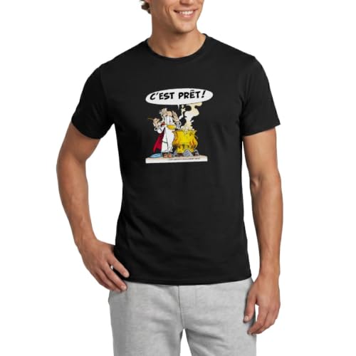Asterix & Obelix - Miraculix Männer T-Shirt, L, Schwarz