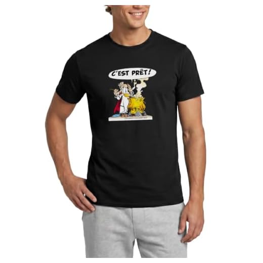 Asterix & Obelix - Miraculix Männer T-Shirt, L, Schwarz