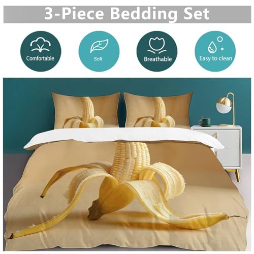 Parure de lit de qualité supérieure en microfibre douce, parure de lit double 3 pcs