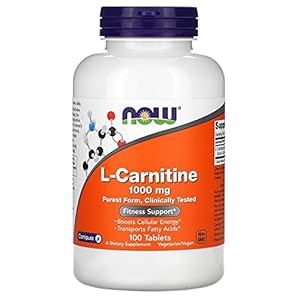 Now Foods: L-Carnitine Fitness Support 1000mg, 100 tabs