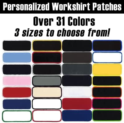 Name Patches Uniform or Work Shirt, Personalized, Embroidered New Styles New Fonts! Multiple Sizes to Choose from. Same Day Ship.