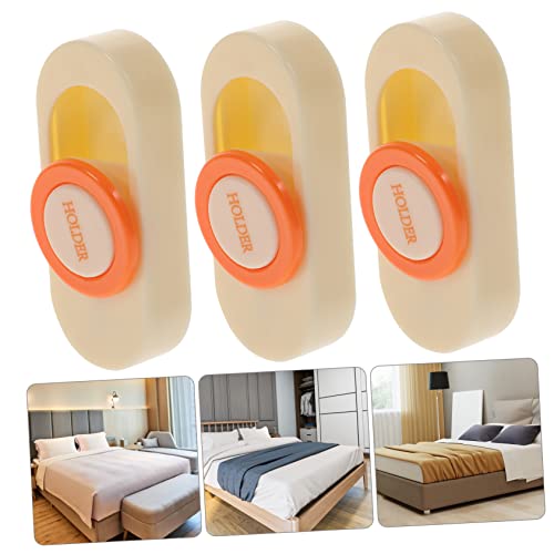 LIFKOME 6 Pçs Suporte De Lençol De Plástico Encaixes De Edredom De Cama Prendedores De Plástico Pren