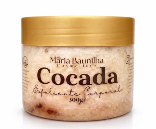 Esfoliante Corporal Maria Baunilha - Hidratação Intensa e Pele Macia (Cocada)