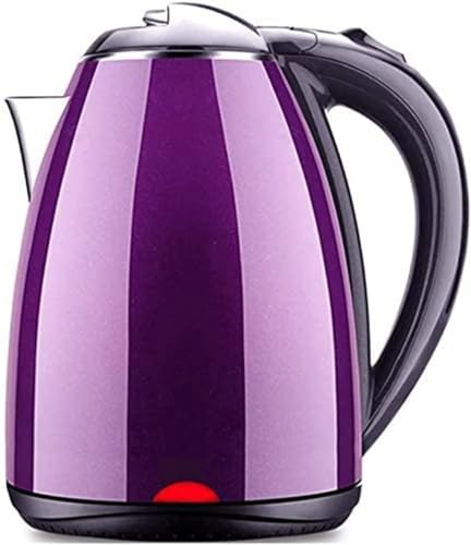 LegendTech Fast and Quiet Kettle,Kettles,18L Capacity with Fast Boiling Led Indicator, Eco Glass Kettles,1500W Cordless Water Kettle with Auto Shut-Off and Boil/Purple/16 * 12 * 25CM
