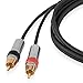 Pyle RCA to XLR Audio Cord - Dual RCA Male To XLR Female Connector 5 ft Heavy Duty Portable Professional Speaker Cable Wire Adapter - Delivers Nice Sound - Pyle PPRCX05