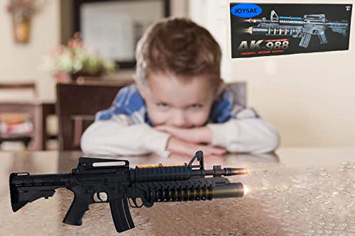 Joysae 22 Inch The Most Popular Gifts For Children Special Force Ak-988 Toy Rifle Features Dazzling Electric Light, Amazing Electronic Sound & Unique Action #TOP4