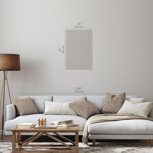 artgeist Acoustic Canvas Wall Art Abstraction 60x90 cm (24\"x36\") one piece – Picture With Acoustic Foam Sound Absorption Print Image Artwork Room Acoustics Soundproofing - Woman AI h-B-10050-b-a - Thumbnail 4