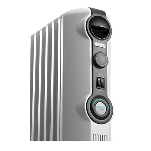 De'Longhi Radia S Radiator met comfortabele temp-functie, 12 elementen, zwart en wit - Image 4