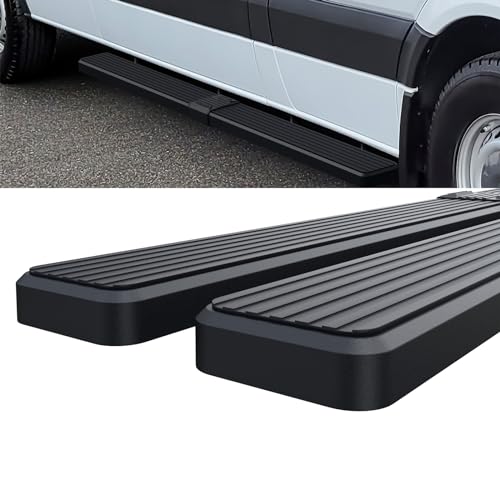 Estribos HD Ridez 6" Acero Inoxidable Negro para Sprinter miniatura 4