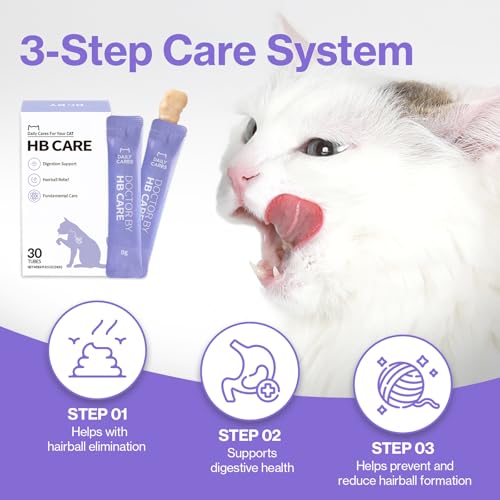 image for Doctor By Dr.by HB Care Hairball Supplement for Cats– Korean Made Ha