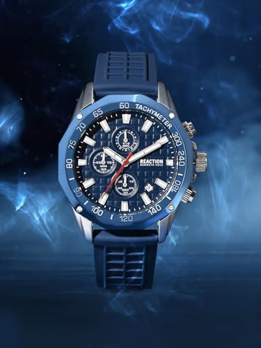Image of Kenneth Cole Reaction Chronograph Blue Dial Watch for Men - KRWGO0070701