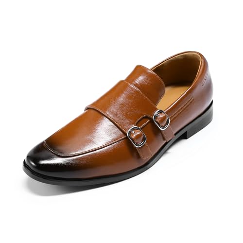 AUSTIN MILL Mens Dress Shoes Slip-On Loafers Classic, for Business Casual, Office, Wedding, Daily Wear Brown by AUSTIN MILL - Used condition - US$39.21