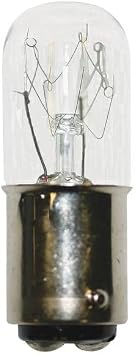 Lumapro 328-7681M 7W, T6 Miniature Incandescent Bulb Lighting, Black