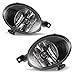 Pair Fog Lights compatible with Beetle 2015-2018 Front Bumper Driving Lamps Assembly Clear Lens