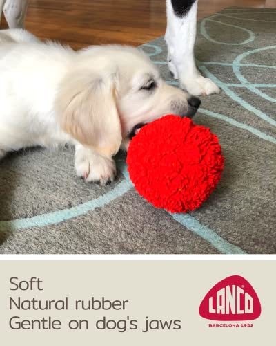 Lanco-Sensory-Ball-Medium-Squeaky-Dog-Ball-Squishy-Soft-Sensory-Indoor-Play-Natural-RubberLatex-Complies-with-Same-Safety-Standards-as-Baby-Toys-4-inches
