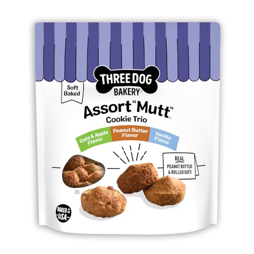 Three Dog Bakery AssortMutt Trio Dog Treats - 48 oz