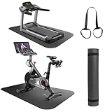Tappetino per tapis roulant con cinghia, tappetino da passeggio, tappetino per cyclette, per tapis roulant vogatore, attrezzatura per esercizi, Spin Bike, Turbo Trainer, per tappeto in porta (180 x 75