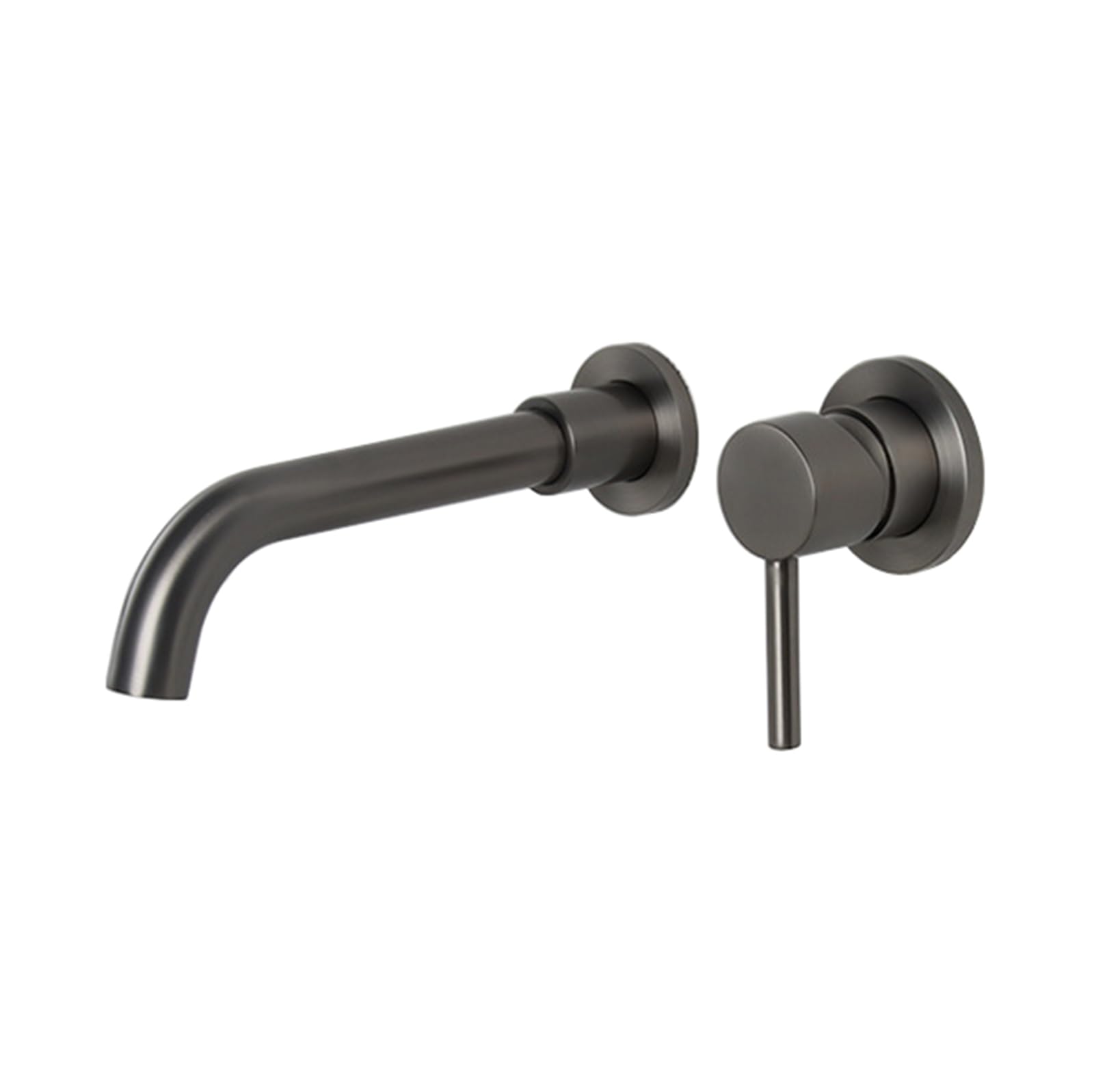 ANVLOJRIH Basin Mixer Tap Bathroom Sink Taps Wall Mounted Swivel Spout Grey,Split Lavatory Sink Faucet