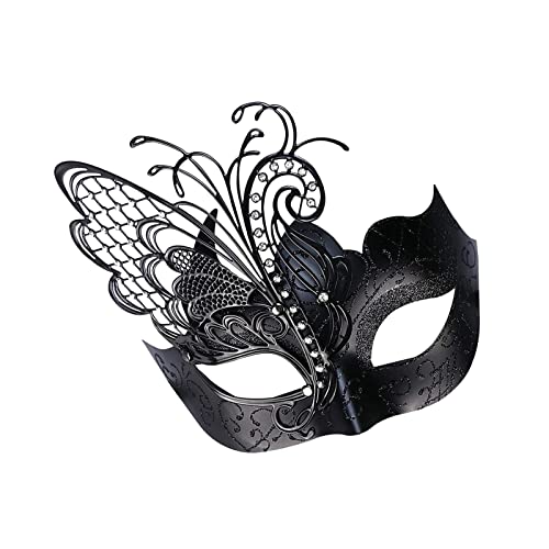 Colaxi Máscara Lady Butterfly Adereços Fotográficos Máscara de Olho Máscaras de máscaras vintage Más