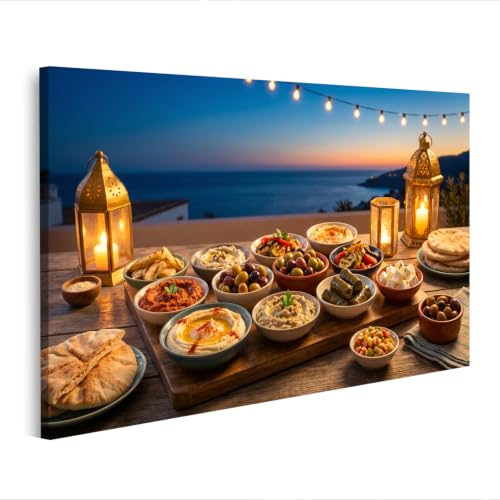 Tableau image sur toile islandburner pour salle à manger Édition E1