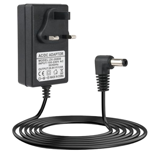 28.8V Replacement Charger for Shark Hoover Cordless Vacuum Cleaner IZ202UKT IZ201UKT IF200UKT IZ103UKGB IF202 IF250 IF251 IF281 X40 F80 IR100 IR141 DuoClean Li-ion Battery Power Adapter 1.5M