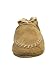 Robeez Cozy Moccasin Crib Shoe, Taupe, 6-12 Months M US Infant