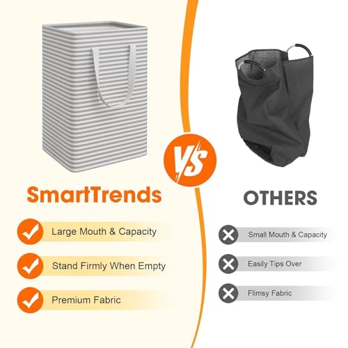 3-Pack 75L Laundry Basket, Collapsible Laundry Hampers, Gray - $11.69 after coupon - image 3