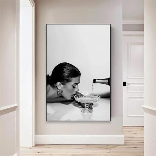 Art mural de salle de bain moderne et tableau sur toile 60x80 cm