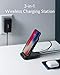 Anker 3-in-1 Multi-Device Wireless Charging Station, PowerWave 10 Stand with 2 USB-A Ports, for iPhone 14/14 Pro/14 Plus/14 Pro Max/13/13 Pro/13 Mini/12/12 Pro, Galaxy S20/S10 (36W Adapter Included)