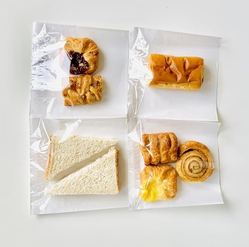 Bolsas de papel para repostería casera y meriendas con ventana transparente de celofán 7