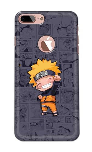 Image of Polycarbonate Printfidaa Printed Hard Back Cover Case For Apple Iphone 7+ Plus Logo | Iphone 8+ Plus Logo Back Cover (Famous Anime Cartoon Character) -112, Multicolor