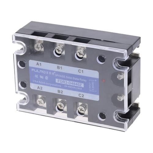 Image of FDR3-D4840Z Three Phase Solid State Relay AC480V 40A Control AC Solid State Relay SSR AC Three DC-AC Controls Relays