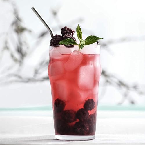 NORDIC SCHILLER Verre a Biere, Lot de 6, 570ml, 100% SANS PLOMB Verres à Bière, Verres Pinte de Biere, Verre à Long Drink, Verres à Jus, Pint Beer Glasses – Image 4