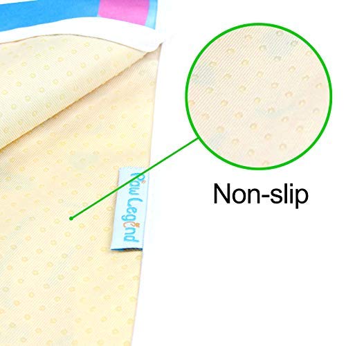 Paw Legend Washable Highchair Splat Floor Mat- Anti-Slip Silicone Spot Splash Mess Mat(53'' X 53'')-Food Catcher Art Craft Leak Proof Mat,Animal