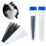 nbeads 1000 Stück 2 Farben Tierhaare Für Handarbeiten Und Nadelfilzen, 7cm/2.76 Zoll Lang Simulierte Tierhaare Plastik Handwerk Tierbart Für Katze, Maus, Hase, Puppen