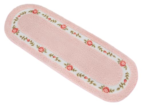 Stay Young Pink Rose Area Rugs for Bedroom Living Room 17.71 x 49.21 Inch