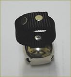 WARNER NICKEL PLATED STEEL DOG COLLAR BELL (BEAR BELL)