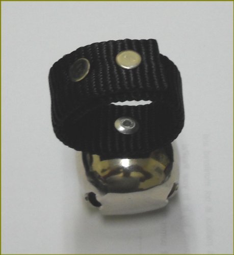 Warner Nickel-Plated Steel Dog Collar Bell (Bear Bell) 1.5