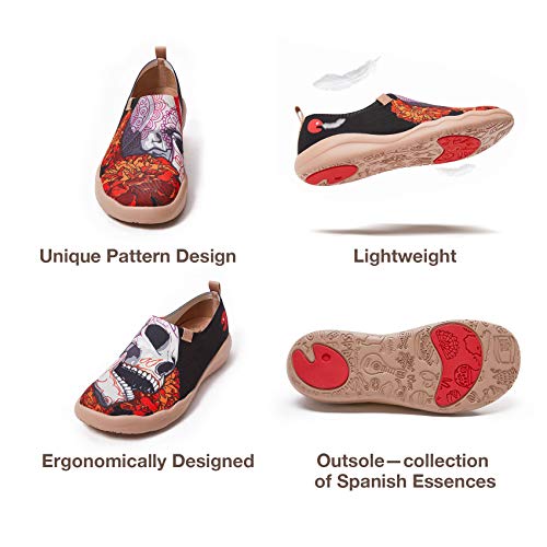 UIN Men's Loafers Travel Shoes Slip On Knitted Walking Shoes Casual Lightweight Comfort Fashion Sneaker Love Confession Toledo Ⅱ4