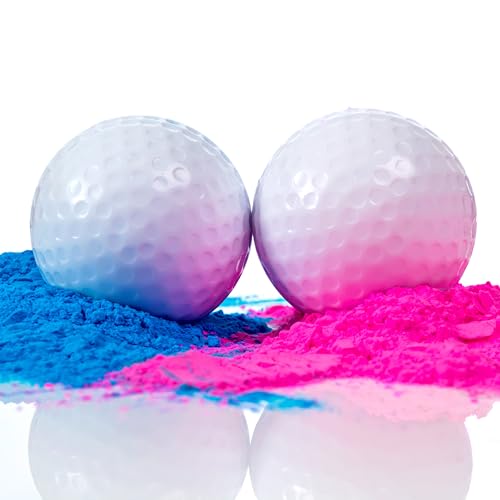 Gender Reveal Golf Balls Exploding Golf Ball Set (1 Pink