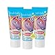 Brush-Baby Erdbeer-Zahnpasta für Kinder ab 3 Jahren (Packung mit 3 x 50-ml-Tuben)